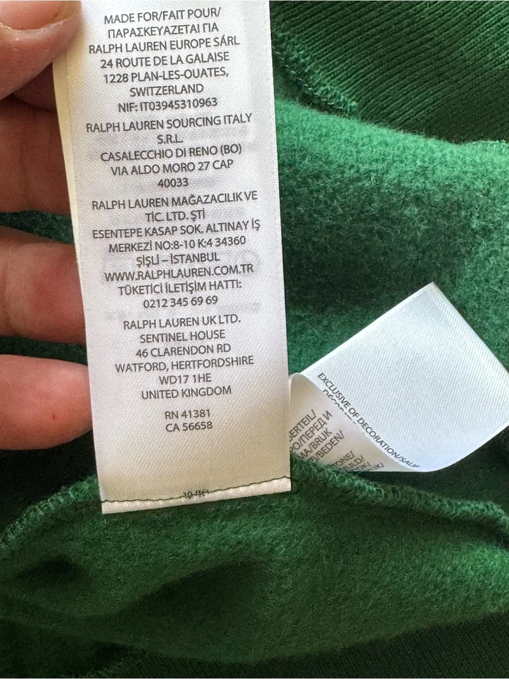 Polo by Ralph Lauren US Open Vintage Fit Fleece Sweatshirt